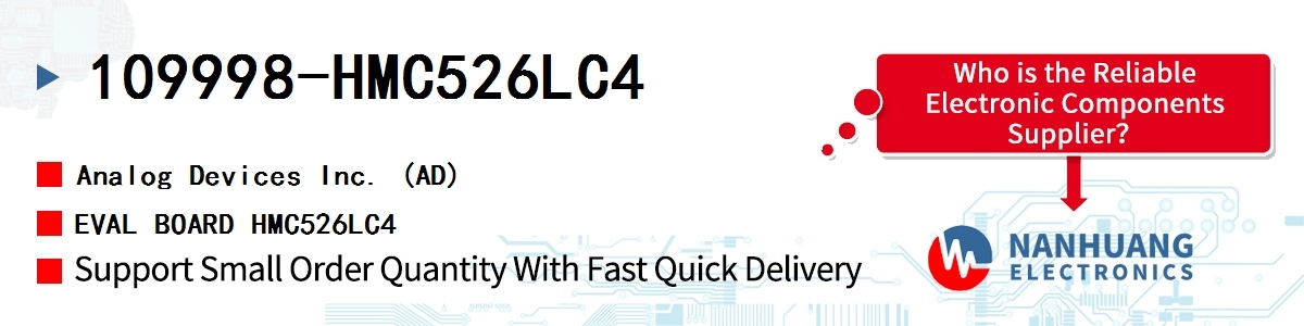 109998-HMC526LC4 ADI EVAL BOARD HMC526LC4