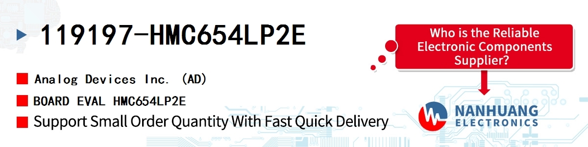 119197-HMC654LP2E ADI BOARD EVAL HMC654LP2E