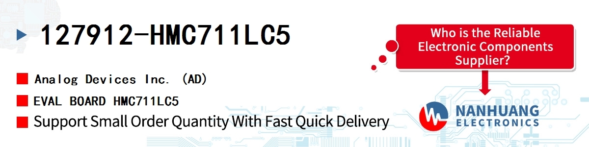 127912-HMC711LC5 ADI EVAL BOARD HMC711LC5