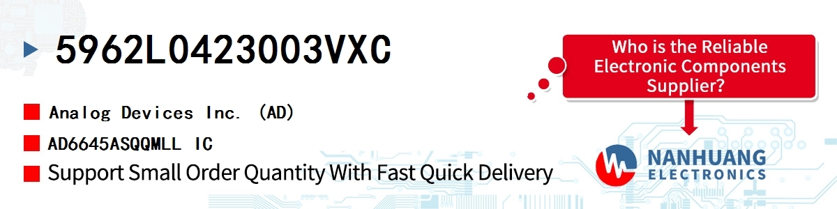 5962L0423003VXC ADI AD6645ASQQMLL IC