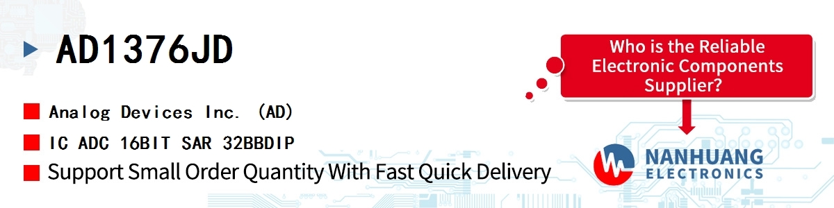 AD1376JD ADI IC ADC 16BIT SAR 32BBDIP