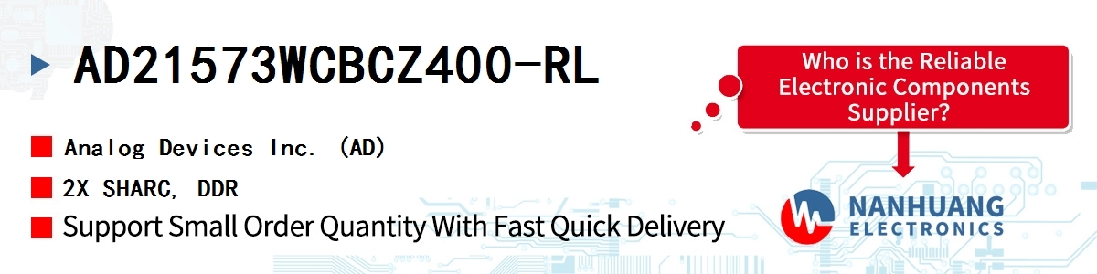 AD21573WCBCZ400-RL ADI 2X SHARC, DDR