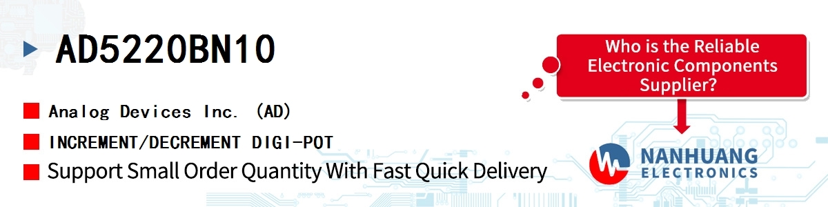 AD5220BN10 ADI INCREMENT/DECREMENT DIGI-POT