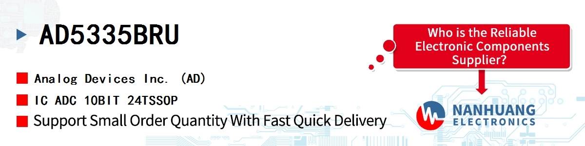 AD5335BRU ADI IC ADC 10BIT 24TSSOP