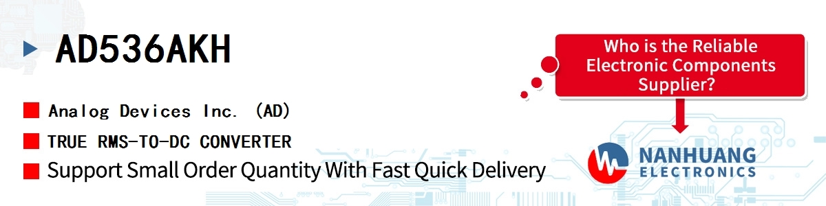 AD536AKH ADI TRUE RMS-TO-DC CONVERTER