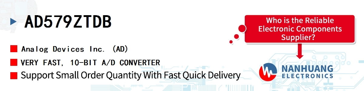 AD579ZTDB ADI VERY FAST, 10-BIT A/D CONVERTER