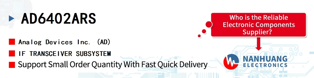 AD6402ARS ADI IF TRANSCEIVER SUBSYSTEM