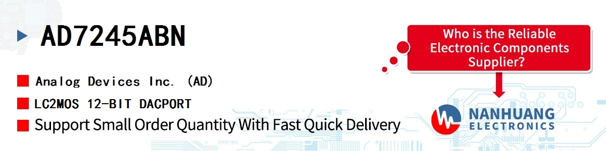 AD7245ABN ADI LC2MOS 12-BIT DACPORT