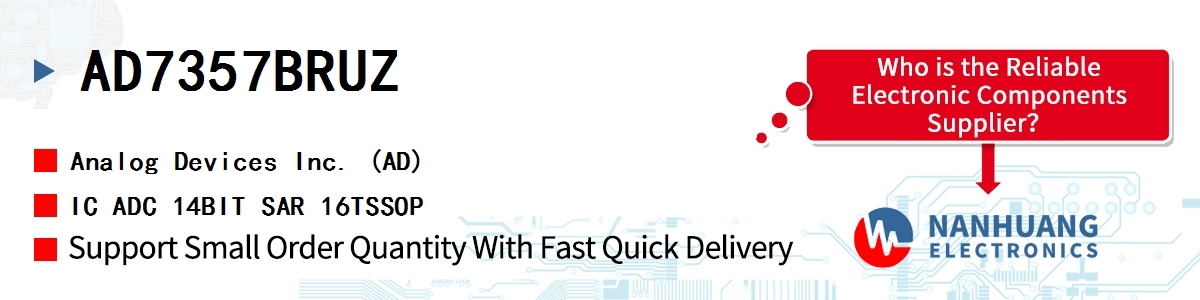 AD7357BRUZ ADI IC ADC 14BIT SAR 16TSSOP