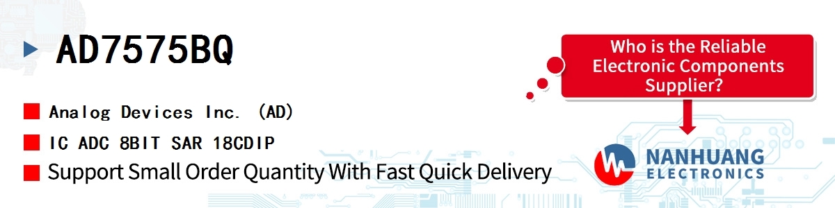 AD7575BQ ADI IC ADC 8BIT SAR 18CDIP