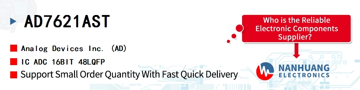 AD7621AST ADI IC ADC 16BIT 48LQFP