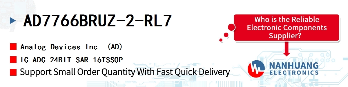 AD7766BRUZ-2-RL7 ADI IC ADC 24BIT SAR 16TSSOP