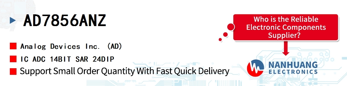 AD7856ANZ ADI IC ADC 14BIT SAR 24DIP