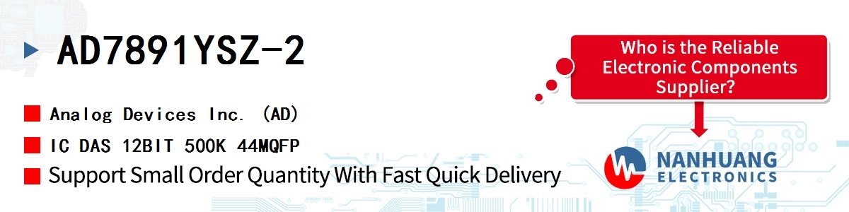 AD7891YSZ-2 ADI IC DAS 12BIT 500K 44MQFP