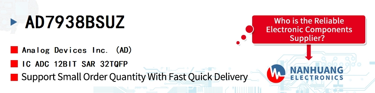 AD7938BSUZ ADI IC ADC 12BIT SAR 32TQFP