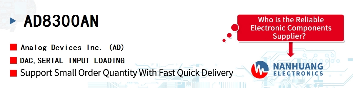 AD8300AN ADI DAC,SERIAL INPUT LOADING
