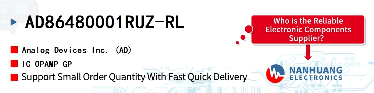 AD86480001RUZ-RL ADI IC OPAMP GP