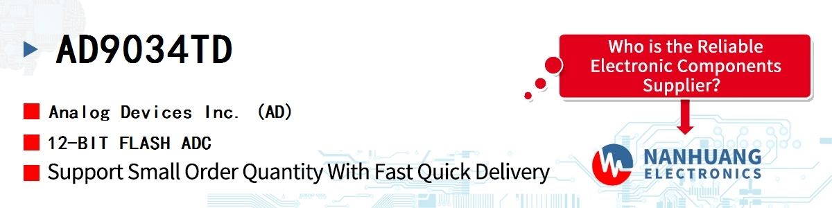 AD9034TD ADI 12-BIT FLASH ADC