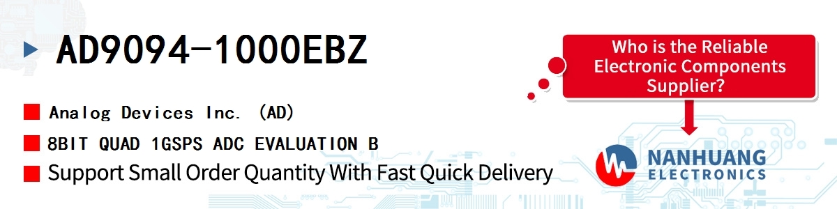 AD9094-1000EBZ ADI 8BIT QUAD 1GSPS ADC EVALUATION B