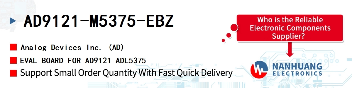 AD9121-M5375-EBZ ADI EVAL BOARD FOR AD9121 ADL5375