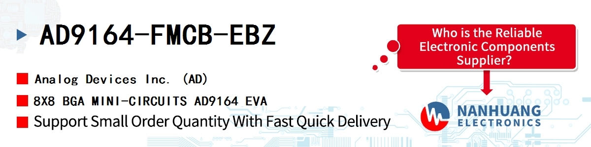 AD9164-FMCB-EBZ ADI 8X8 BGA MINI-CIRCUITS AD9164 EVA