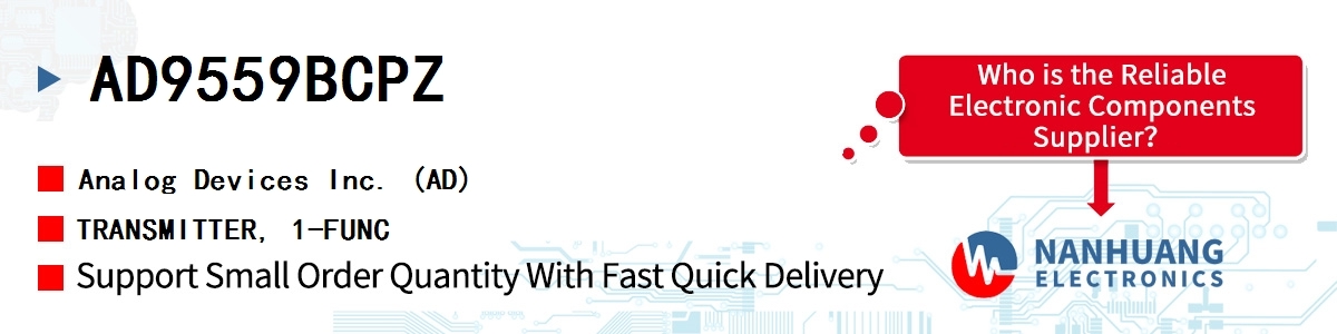 AD9559BCPZ ADI TRANSMITTER, 1-FUNC