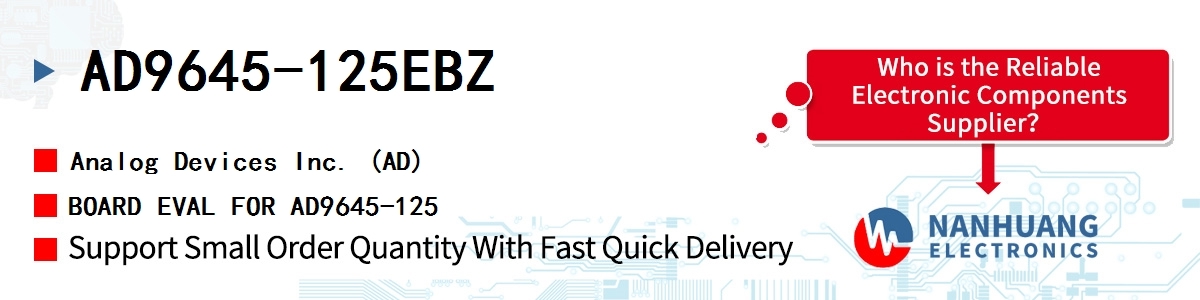 AD9645-125EBZ ADI BOARD EVAL FOR AD9645-125