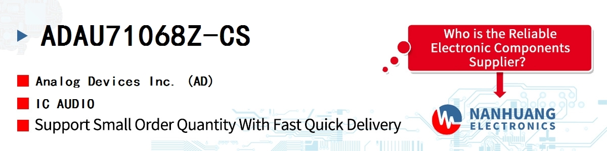 ADAU71068Z-CS ADI IC AUDIO