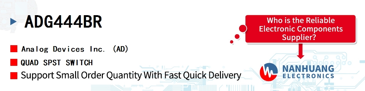 ADG444BR ADI QUAD SPST SWITCH