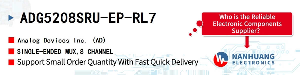 ADG5208SRU-EP-RL7 ADI SINGLE-ENDED MUX,8 CHANNEL