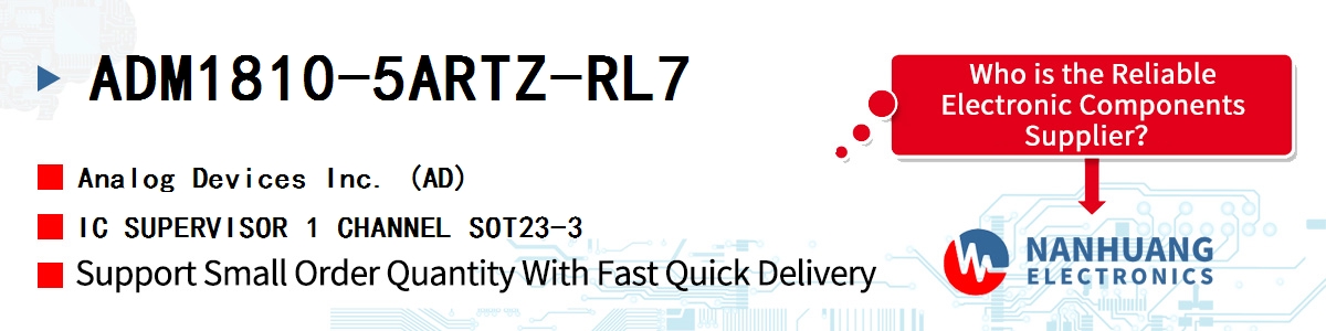 ADM1810-5ARTZ-RL7 ADI IC SUPERVISOR 1 CHANNEL SOT23-3