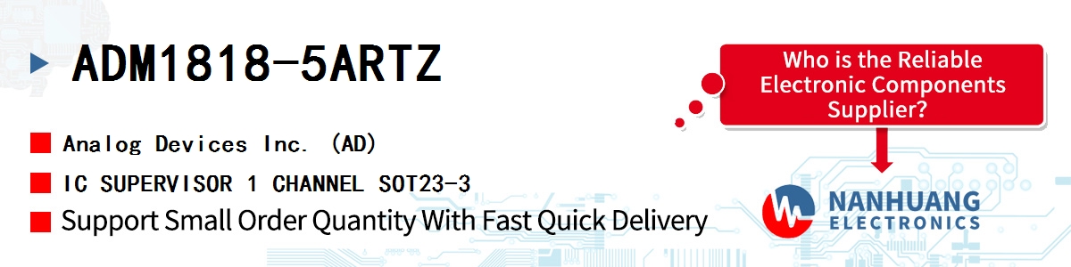 ADM1818-5ARTZ ADI IC SUPERVISOR 1 CHANNEL SOT23-3