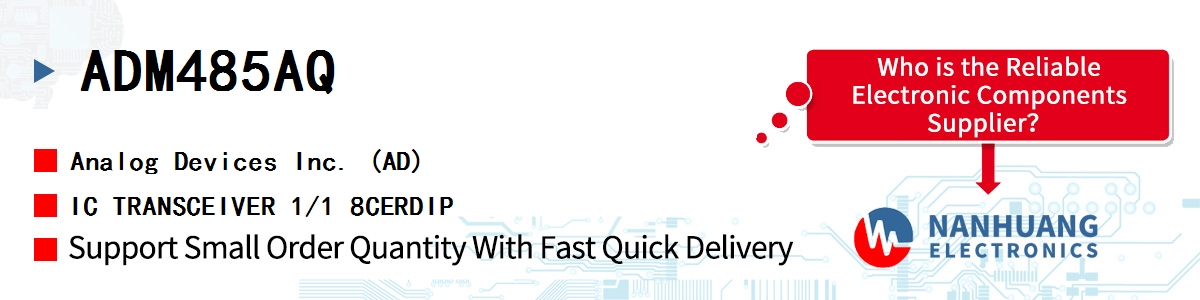 ADM485AQ ADI IC TRANSCEIVER 1/1 8CERDIP
