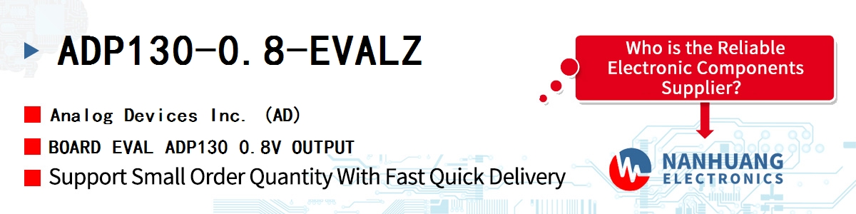 ADP130-0.8-EVALZ ADI BOARD EVAL ADP130 0.8V OUTPUT