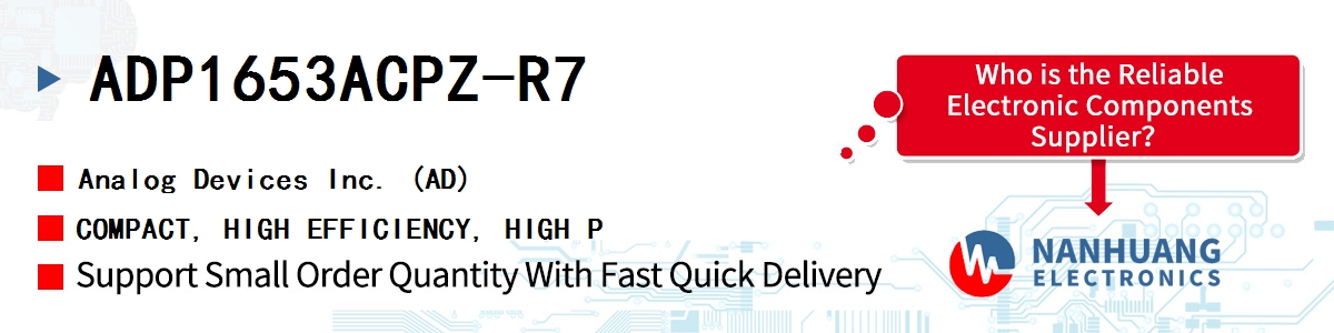 ADP1653ACPZ-R7 ADI COMPACT, HIGH EFFICIENCY, HIGH P