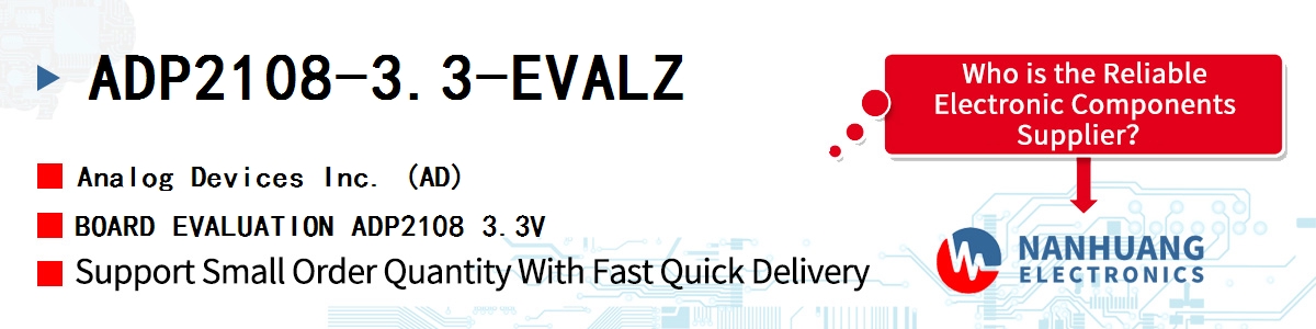 ADP2108-3.3-EVALZ ADI BOARD EVALUATION ADP2108 3.3V