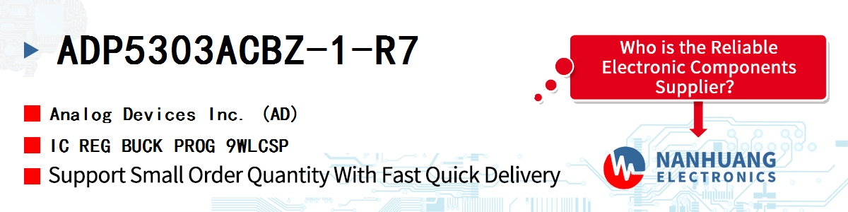 ADP5303ACBZ-1-R7 ADI IC REG BUCK PROG 9WLCSP