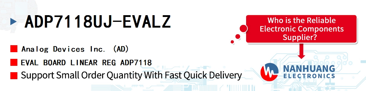 ADP7118UJ-EVALZ ADI EVAL BOARD LINEAR REG ADP7118