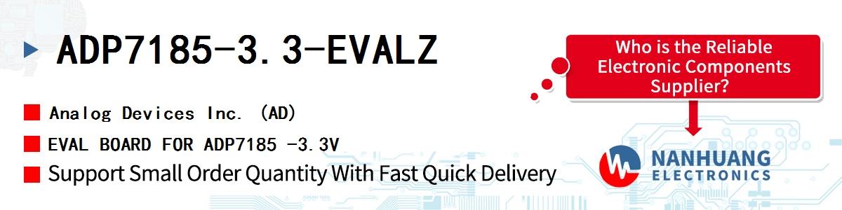 ADP7185-3.3-EVALZ ADI EVAL BOARD FOR ADP7185 -3.3V