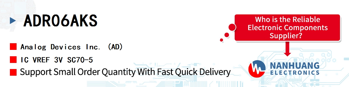 ADR06AKS ADI IC VREF 3V SC70-5