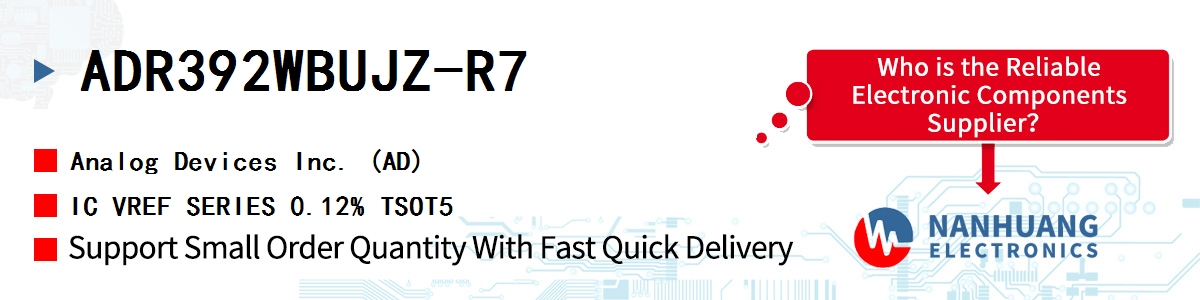 ADR392WBUJZ-R7 ADI IC VREF SERIES 0.12% TSOT5