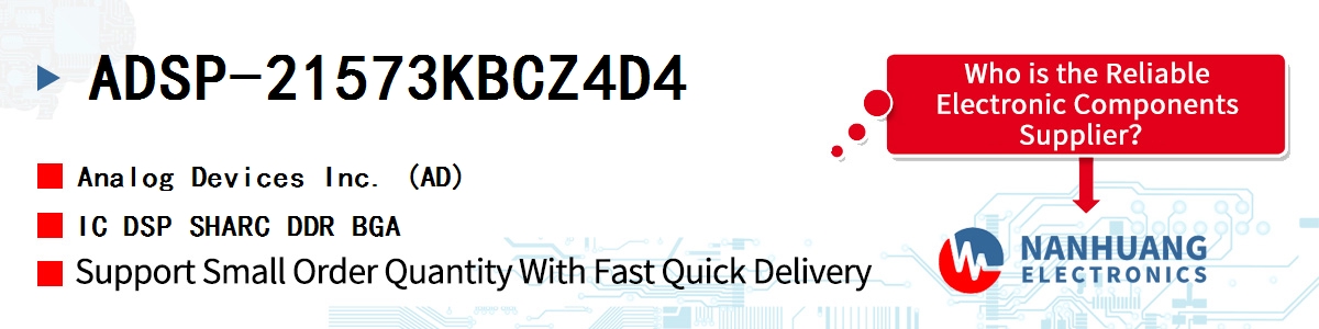ADSP-21573KBCZ4D4 ADI IC DSP SHARC DDR BGA
