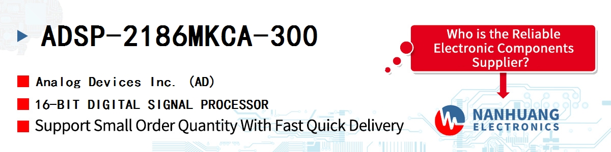 ADSP-2186MKCA-300 ADI 16-BIT DIGITAL SIGNAL PROCESSOR
