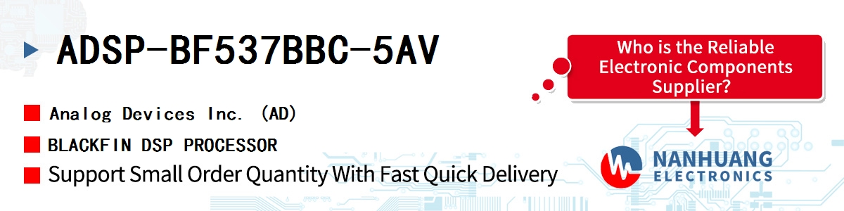 ADSP-BF537BBC-5AV ADI BLACKFIN DSP PROCESSOR