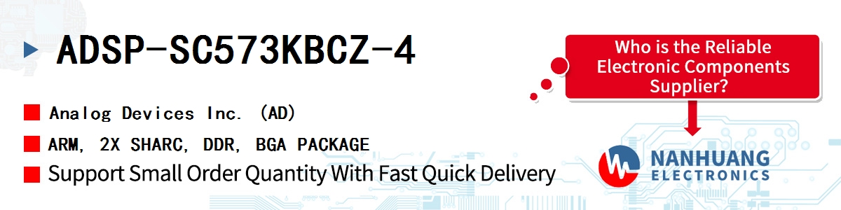ADSP-SC573KBCZ-4 ADI ARM, 2X SHARC, DDR, BGA PACKAGE
