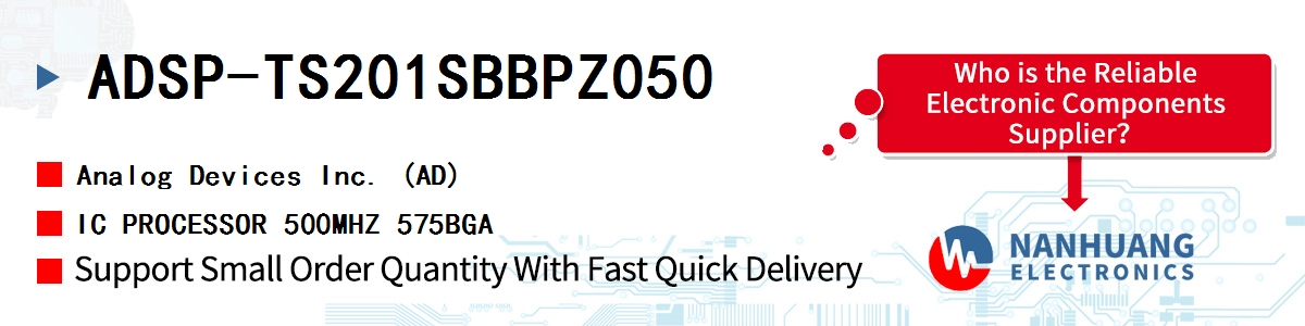 ADSP-TS201SBBPZ050 ADI IC PROCESSOR 500MHZ 575BGA