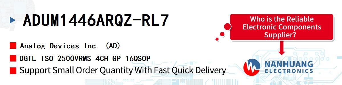 ADUM1446ARQZ-RL7 ADI DGTL ISO 2500VRMS 4CH GP 16QSOP
