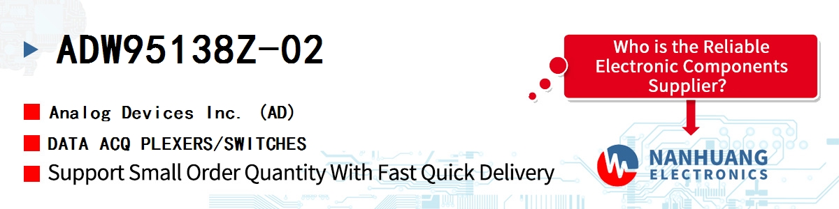 ADW95138Z-02 ADI DATA ACQ PLEXERS/SWITCHES