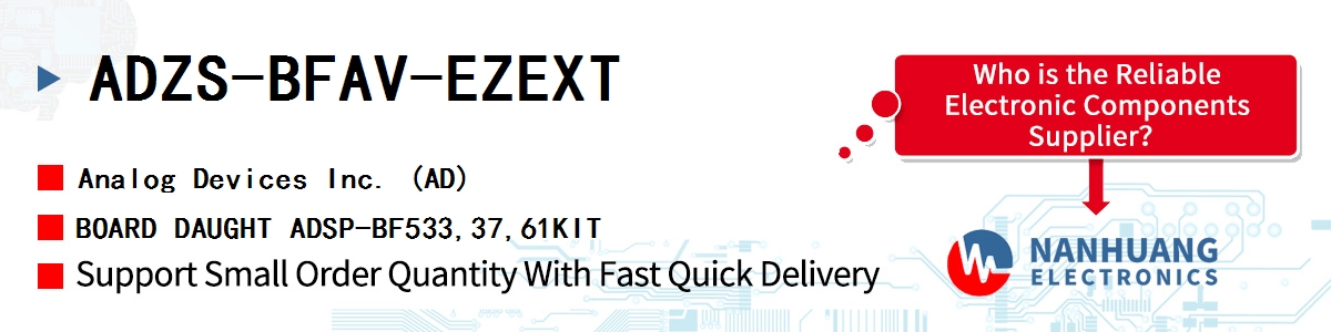 ADZS-BFAV-EZEXT ADI BOARD DAUGHT ADSP-BF533,37,61KIT