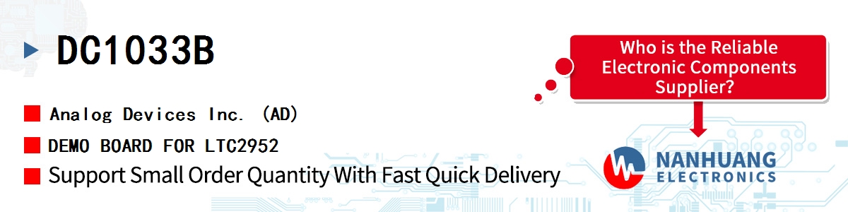 DC1033B ADI DEMO BOARD FOR LTC2952